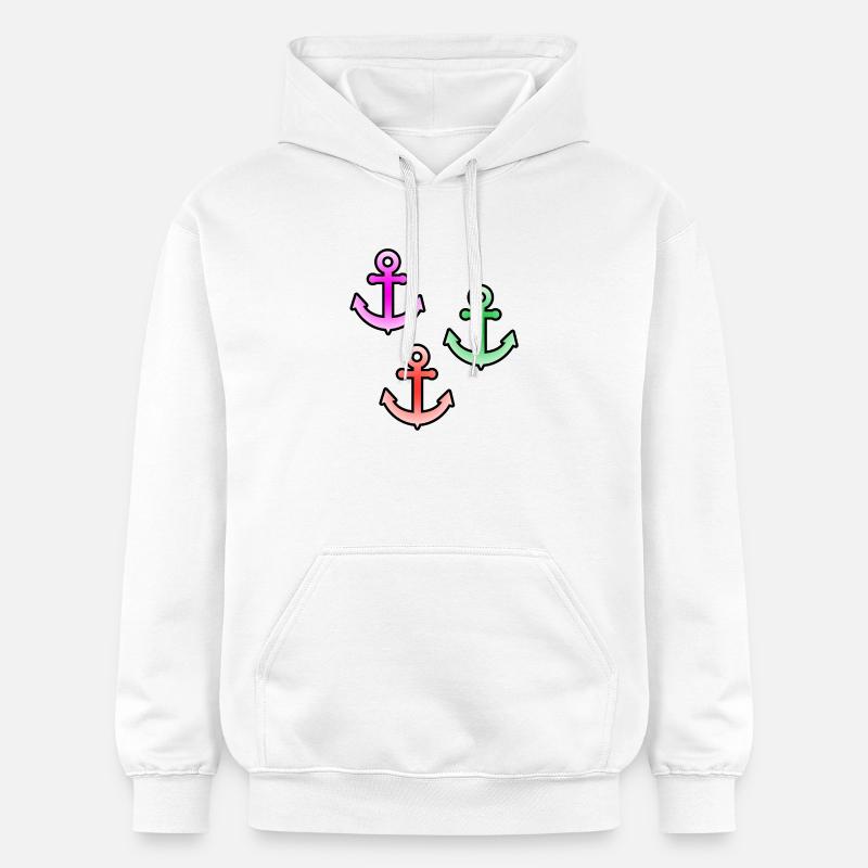 Voile - Sweat à capuche Softstyle® Gildan Unisexe - blanc