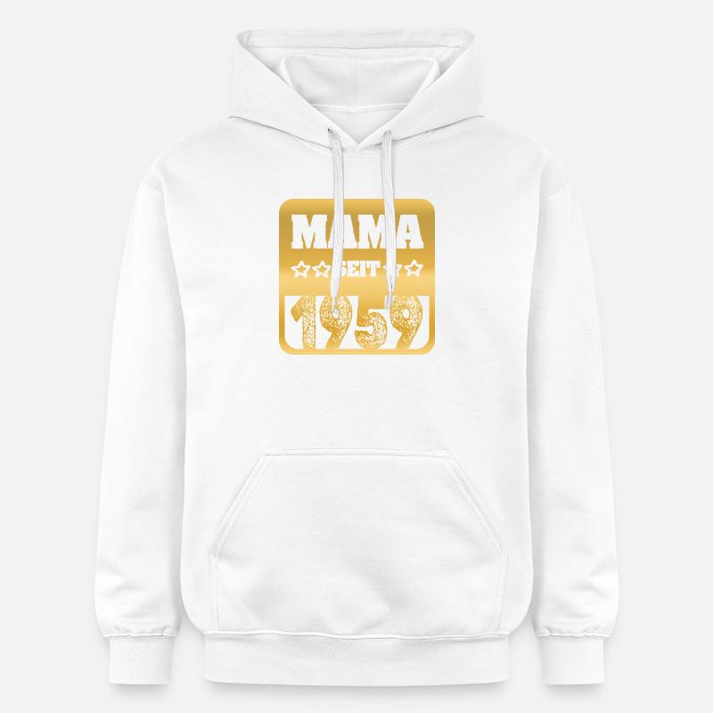 Fête des Mères 1959 - Sweat à capuche Softstyle® Gildan Unisexe - blanc