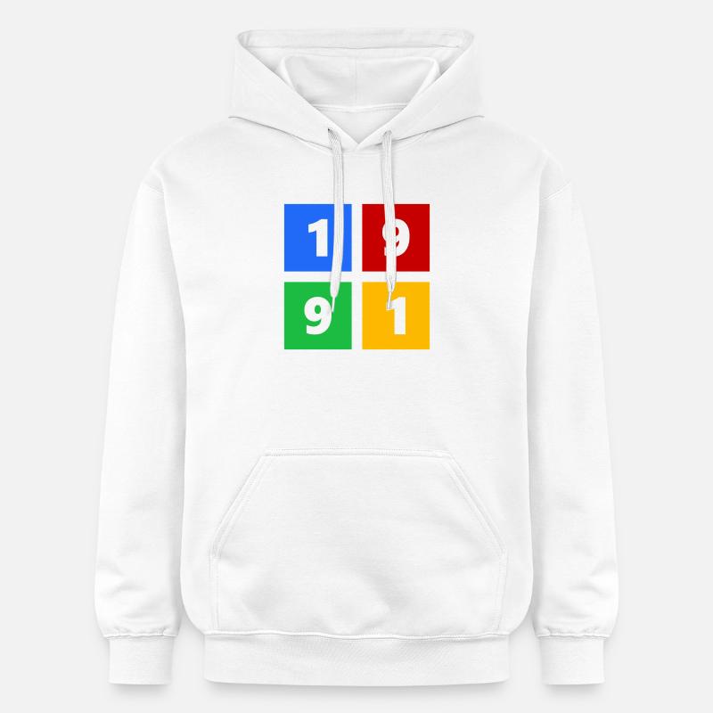 1991 - Sweat à capuche Softstyle® Gildan Unisexe - blanc