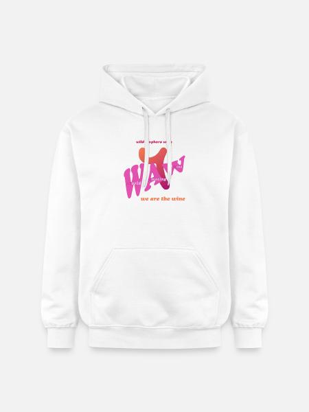 waw - Wild Amphora Wine - Gildan Unisex Softstyle® Midweight Hoodie - white