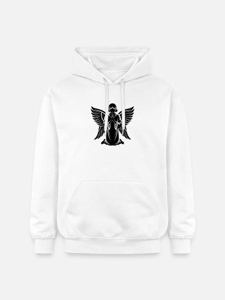 Engel - Gildan Unisex Softstyle® Midweight Hoodie - Weiß