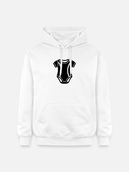 Combinaison pour bébé - Sweat à capuche Softstyle® Gildan Unisexe - blanc