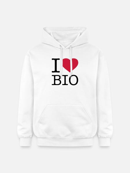 J’ADORE BIO - Sweat à capuche Softstyle® Gildan Unisexe - blanc