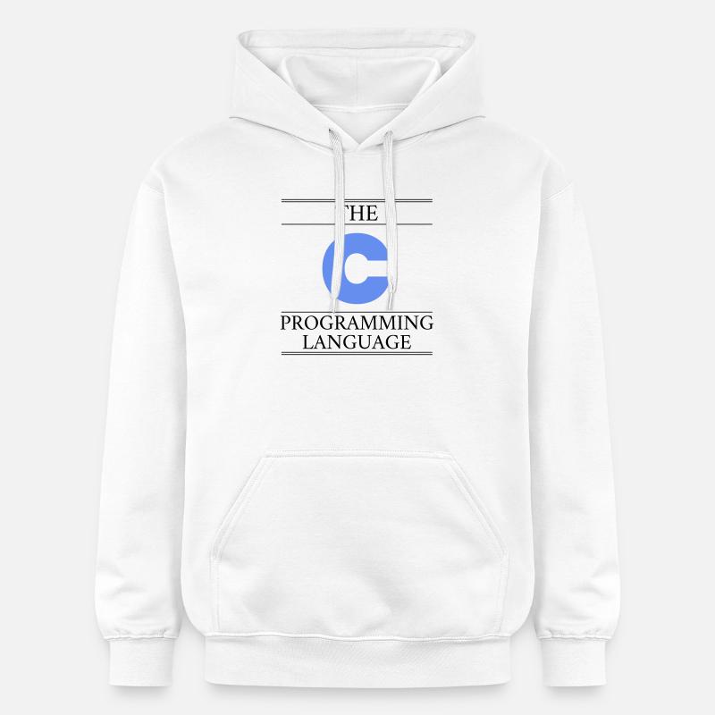 Le langage de programmation C - Sweat à capuche Softstyle® Gildan Unisexe - blanc