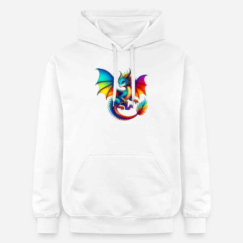 Dragon - Sweat à capuche Softstyle® Gildan Unisexe - blanc