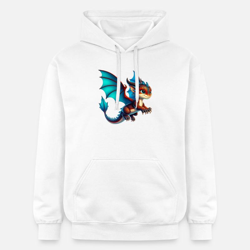 Dragon - Sweat à capuche Softstyle® Gildan Unisexe - blanc