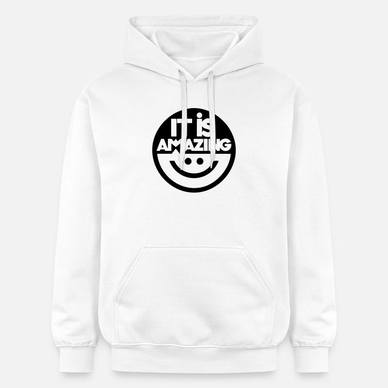 Verblüffend - Gildan Unisex Softstyle® Midweight Hoodie - Weiß