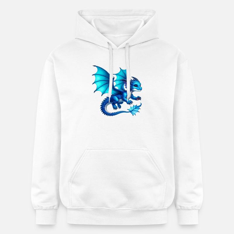 Dragon - Sweat à capuche Softstyle® Gildan Unisexe - blanc