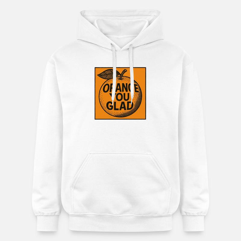 Orange You Glad Jun Tee - Sweat à capuche Softstyle® Gildan Unisexe - blanc