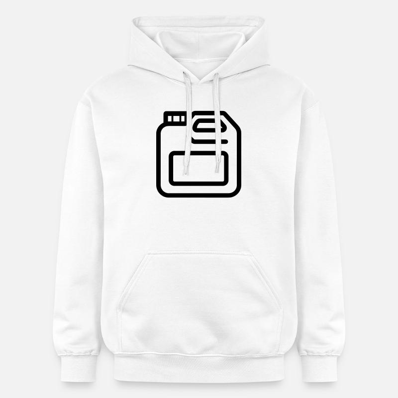 bidon - Sweat à capuche Softstyle® Gildan Unisexe - blanc