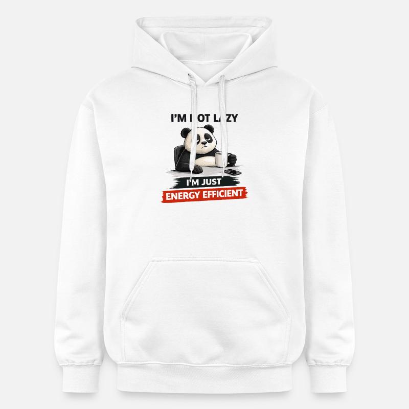 Panda Brew Économe en énergie - Sweat à capuche Softstyle® Gildan Unisexe - blanc