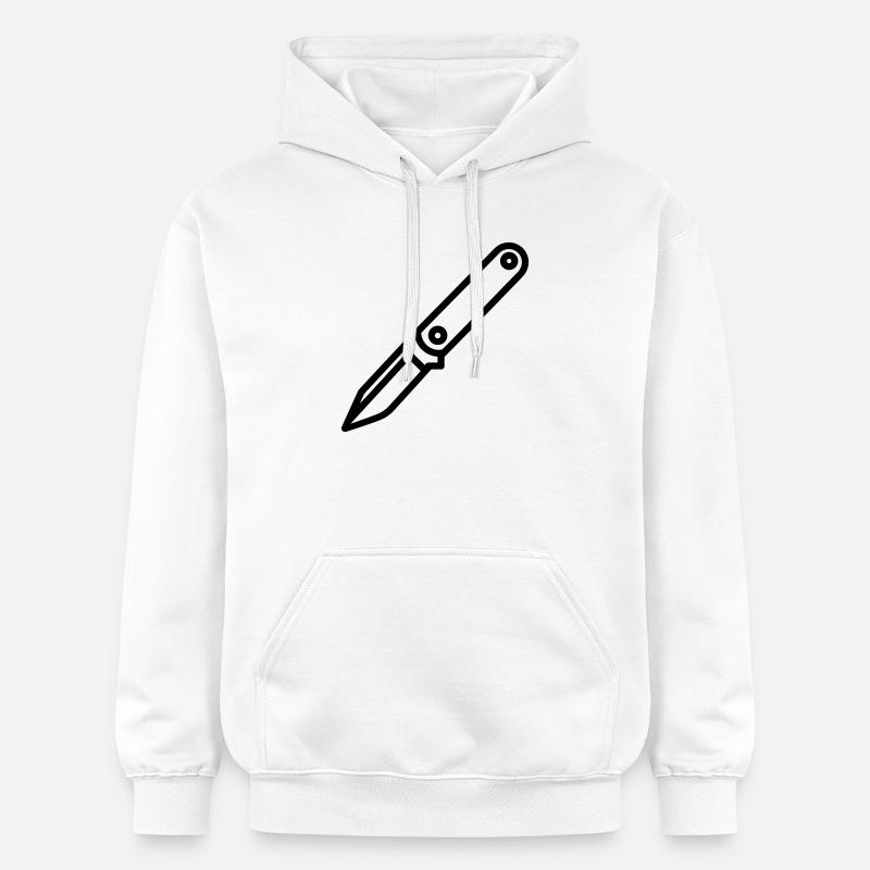 couteau - Sweat à capuche Softstyle® Gildan Unisexe - blanc