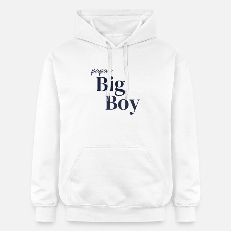 Le grand garçon de papa - Sweat à capuche Softstyle® Gildan Unisexe - blanc