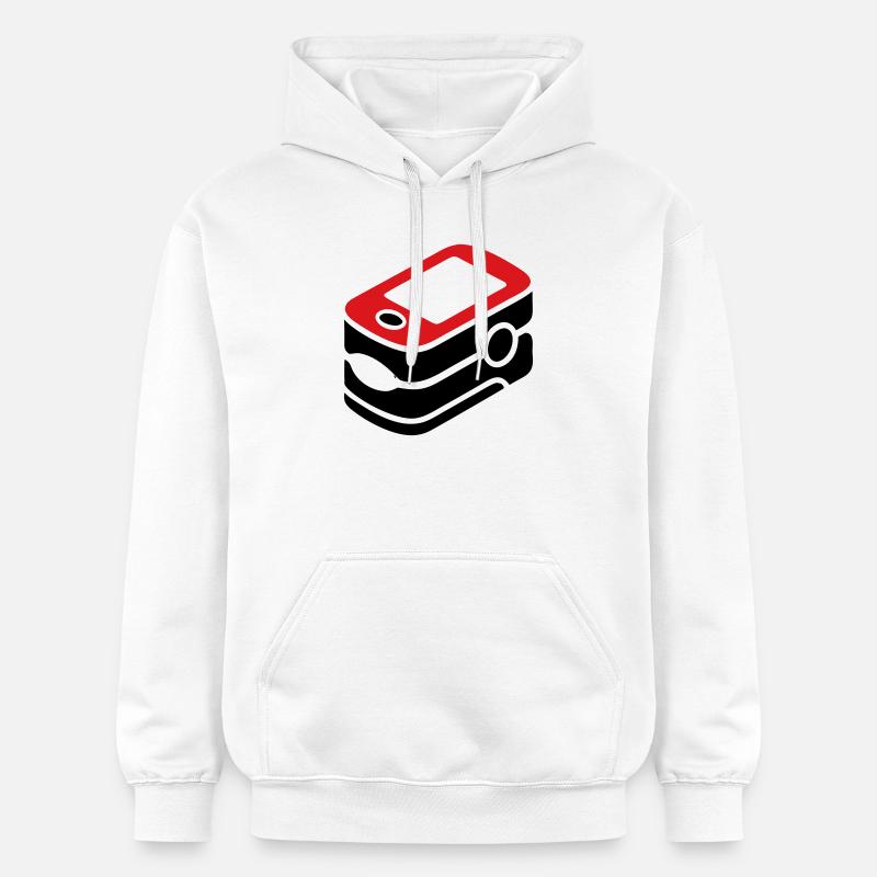 Oxymètre de pouls Oxygène Médecine - Sweat à capuche Softstyle® Gildan Unisexe - blanc