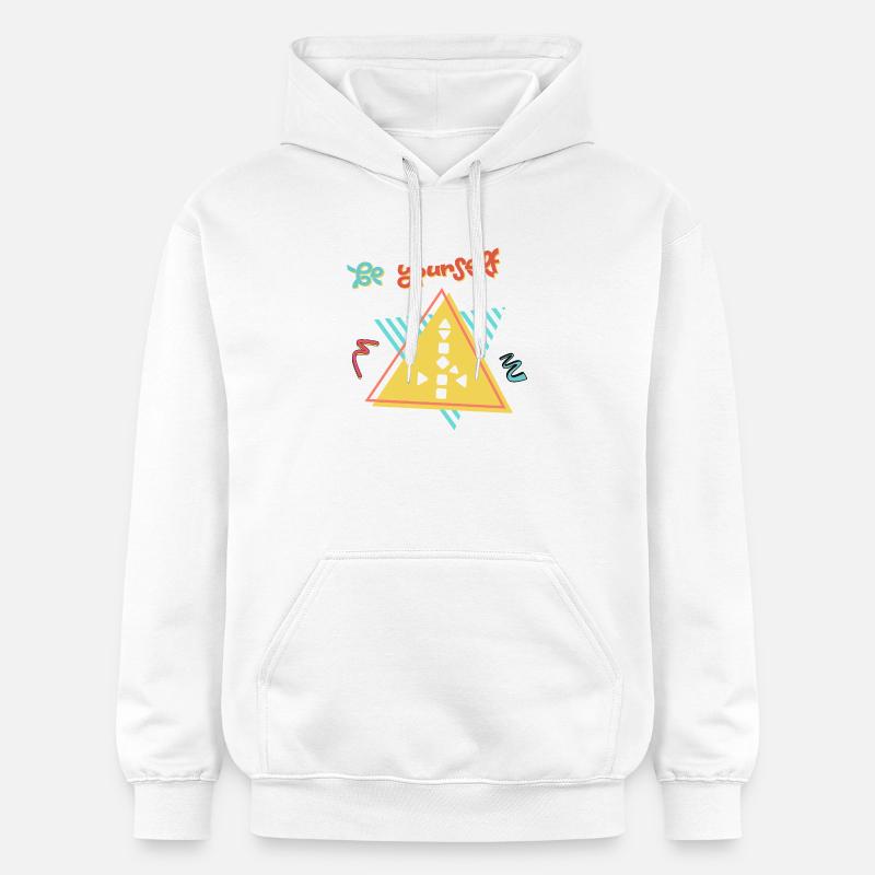 Sois toi-même - Sweat à capuche Softstyle® Gildan Unisexe - blanc