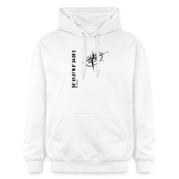 Föhr - Gildan Unisex Softstyle® Midweight Hoodie - Weiß - Vorne - Liana (172cm) & Jaron (178cm)