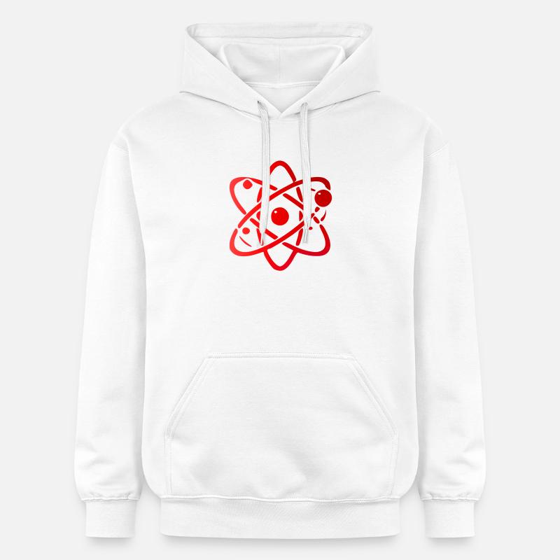 Conception d’illustration de modèle atomique - Sweat à capuche Softstyle® Gildan Unisexe - blanc
