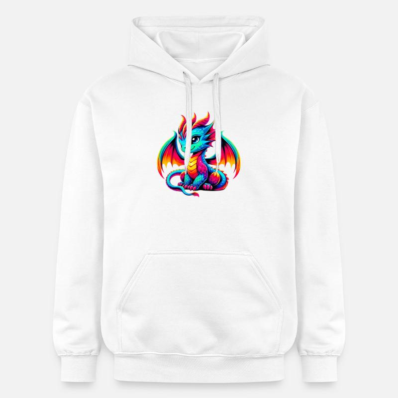 Dragon - Sweat à capuche Softstyle® Gildan Unisexe - blanc