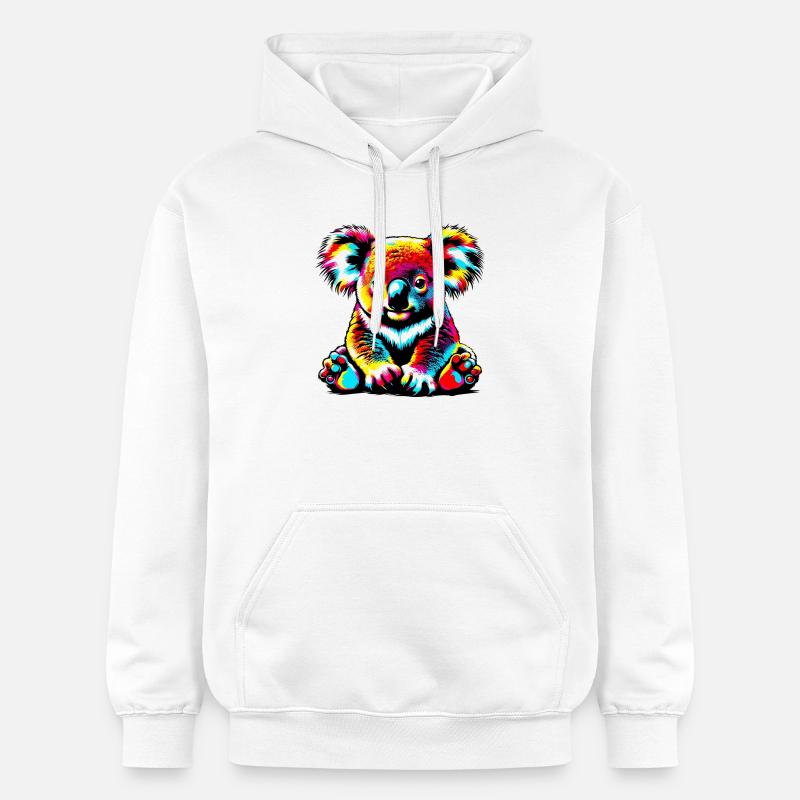 Koala - Sweat à capuche Softstyle® Gildan Unisexe - blanc