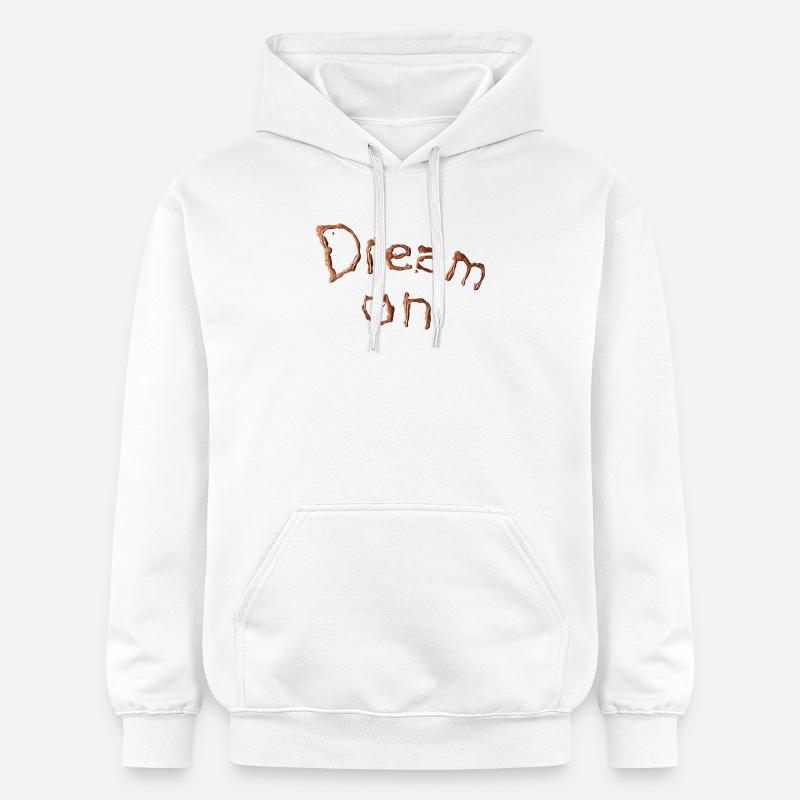 Rêve sur une œuvre en cuivre - Sweat à capuche Softstyle® Gildan Unisexe - blanc