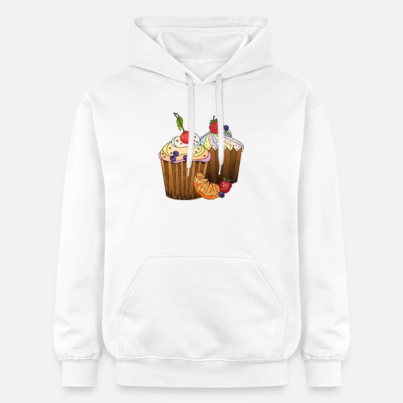 Gâteaux - Sweat à capuche Softstyle® Gildan Unisexe - blanc