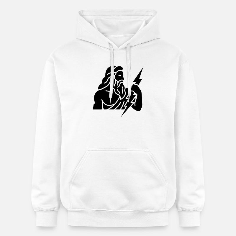 Zeus - Sweat à capuche Softstyle® Gildan Unisexe - blanc