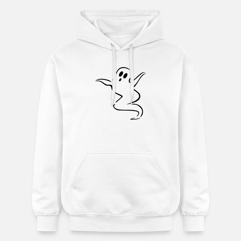 fantôme - Sweat à capuche Softstyle® Gildan Unisexe - blanc