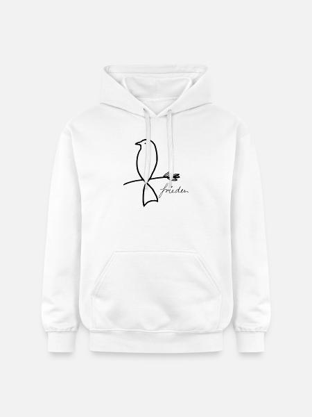 Peace - Gildan Unisex Softstyle® Midweight Hoodie - white
