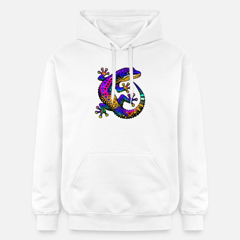 Gecko - Sweat à capuche Softstyle® Gildan Unisexe - blanc