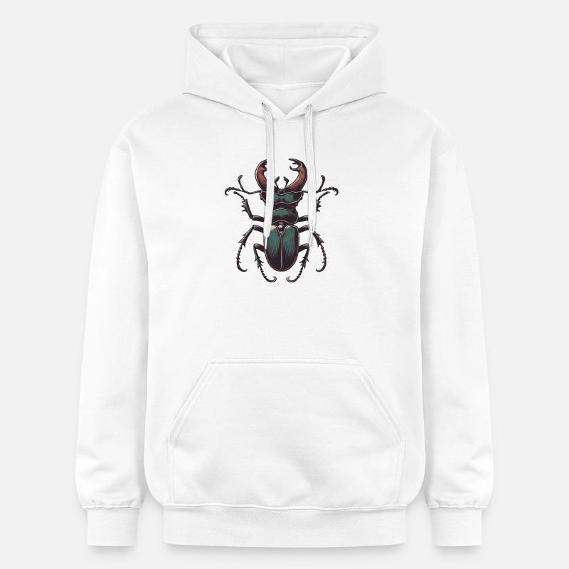 Cerf-volant - Sweat à capuche Softstyle® Gildan Unisexe - blanc