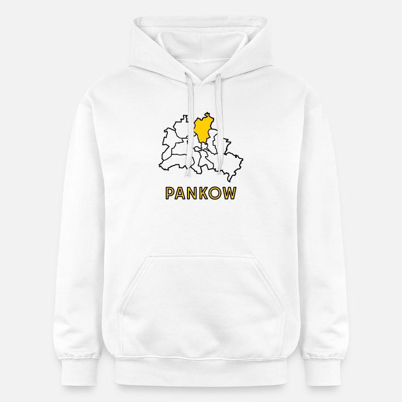 PANKOW, un quartier de Berlin - Sweat à capuche Softstyle® Gildan Unisexe - blanc