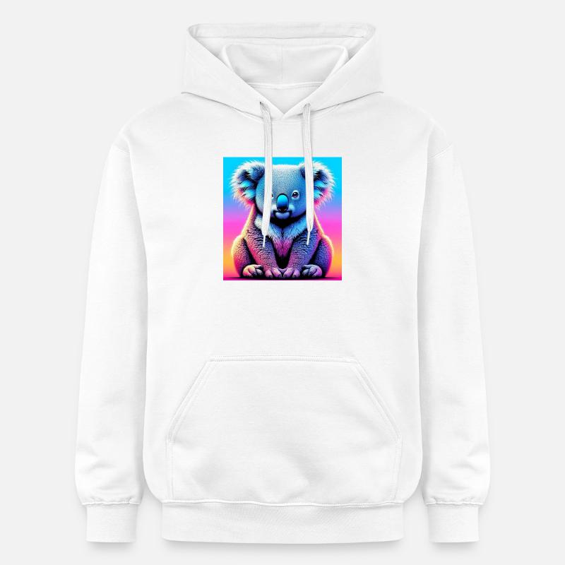 Koala - Sweat à capuche Softstyle® Gildan Unisexe - blanc