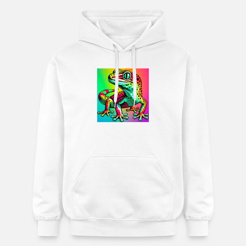 Gecko - Sweat à capuche Softstyle® Gildan Unisexe - blanc