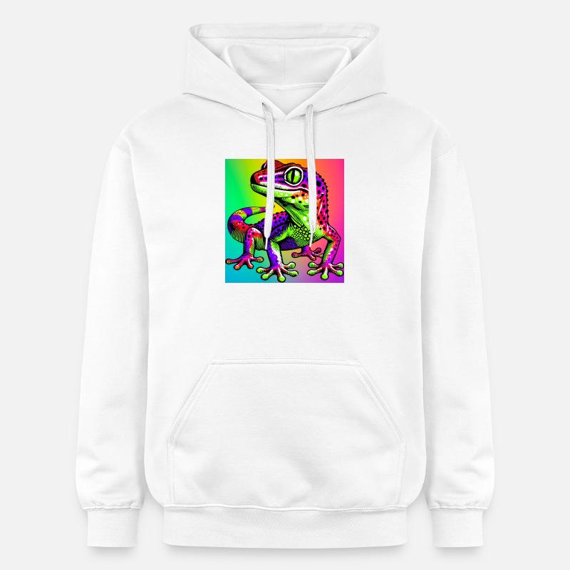 Gecko - Sweat à capuche Softstyle® Gildan Unisexe - blanc