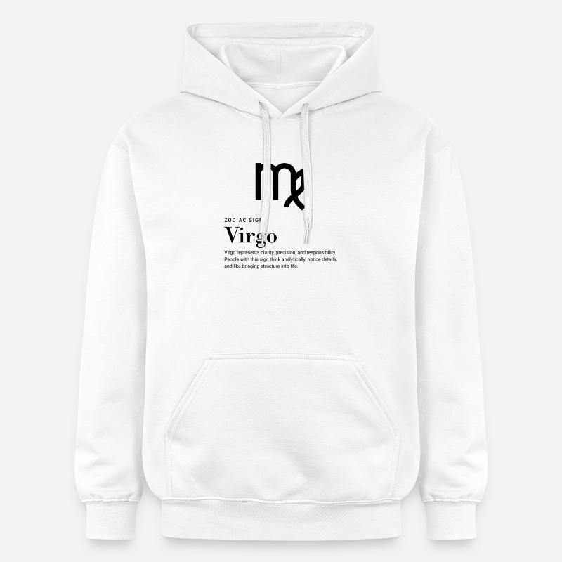 Vierge - Signe du zodiaque - Sweat à capuche Softstyle® Gildan Unisexe - blanc