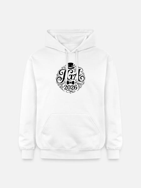 Jga 2026 Junggesellenabschied - Gildan Unisex Softstyle® Midweight Hoodie - Weiß