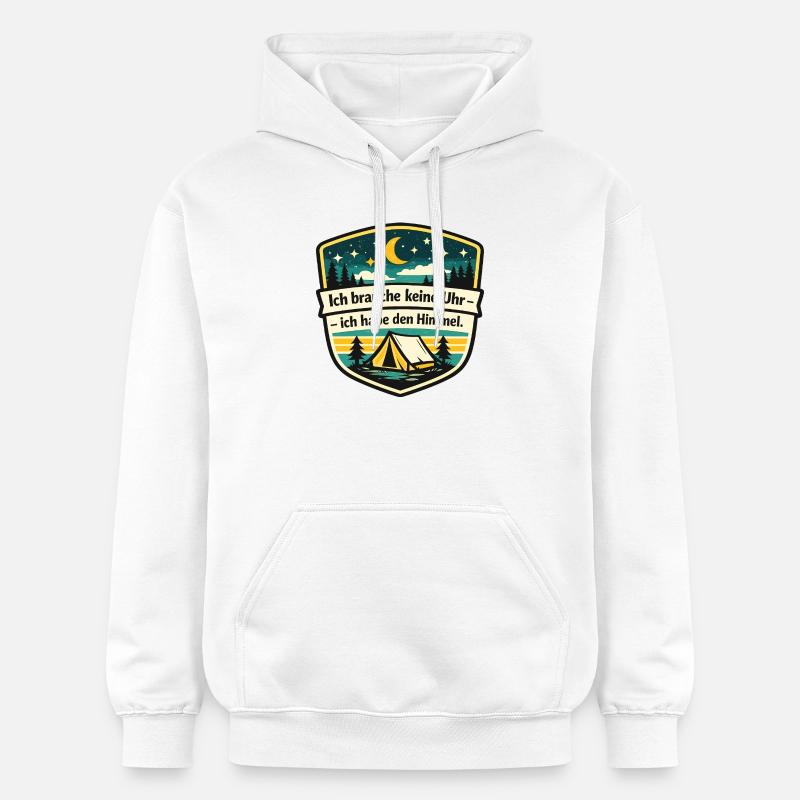 Campeur - Sweat à capuche Softstyle® Gildan Unisexe - blanc