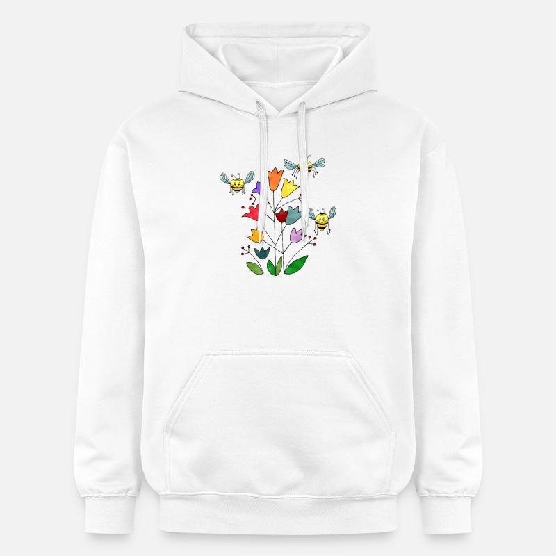 Insectes - Sweat à capuche Softstyle® Gildan Unisexe - blanc