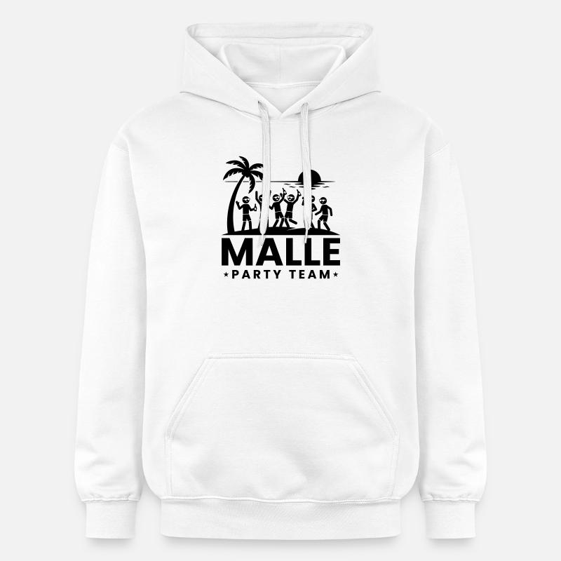 Vacances de l’équipe Malle Party - Sweat à capuche Softstyle® Gildan Unisexe - blanc