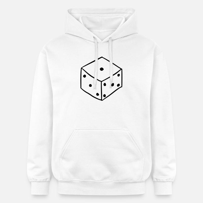 Cubes - Sweat à capuche Softstyle® Gildan Unisexe - blanc