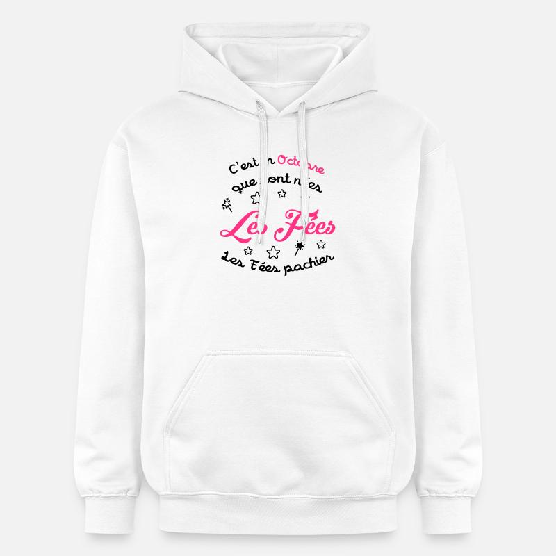 fille / fée / princesse / bébé - Sweat à capuche Softstyle® Gildan Unisexe - blanc