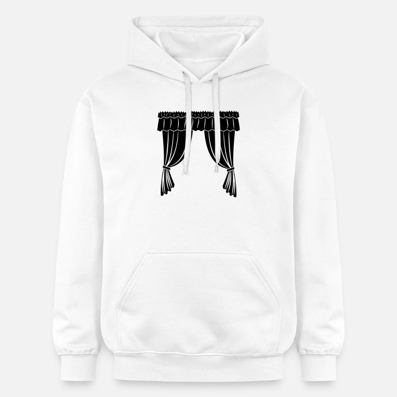 Vorhänge Theater oder Geschäft - Gildan Unisex Softstyle® Midweight Hoodie - Weiß