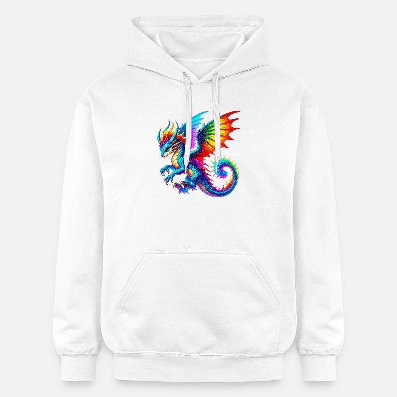 Dragon - Sweat à capuche Softstyle® Gildan Unisexe - blanc