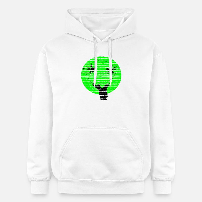 SMILEY VACANCES - Sweat à capuche Softstyle® Gildan Unisexe - blanc