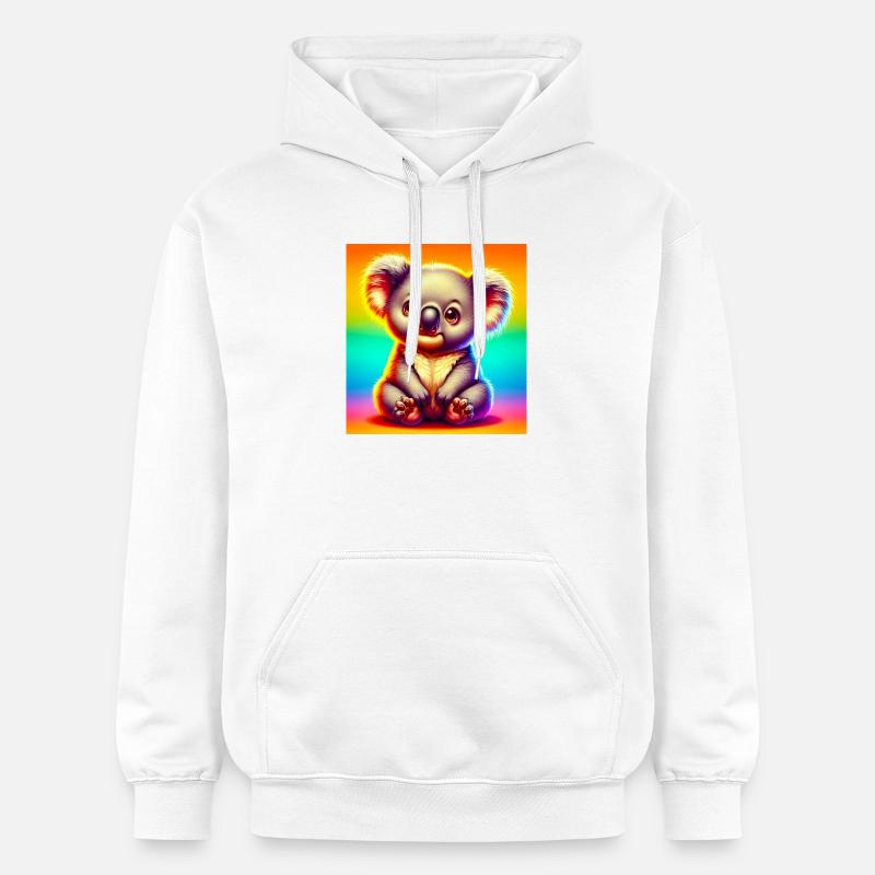 Koala - Sweat à capuche Softstyle® Gildan Unisexe - blanc