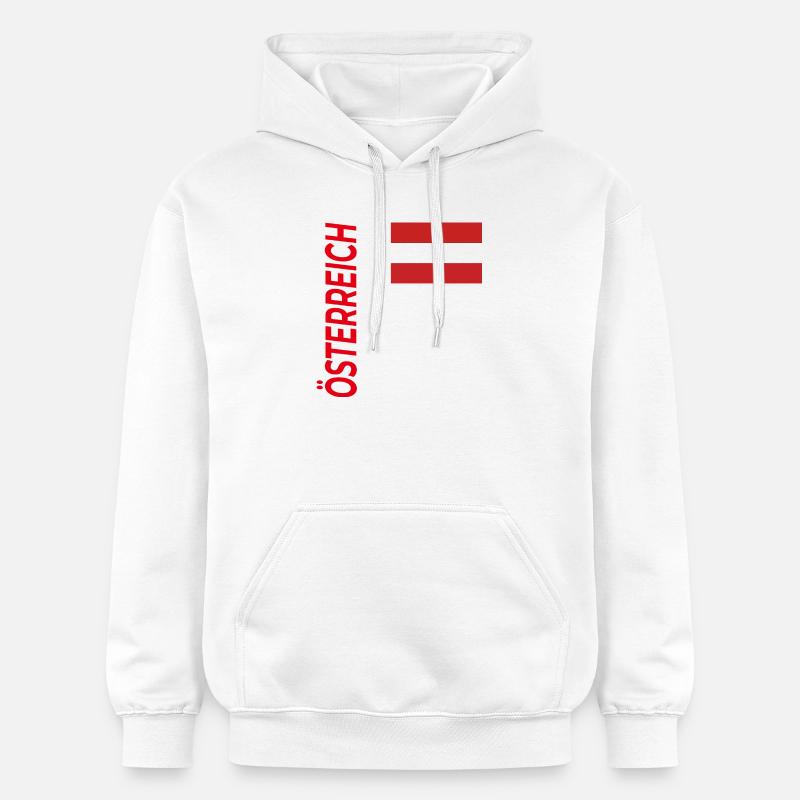 Mayrhofen - Sweat à capuche Softstyle® Gildan Unisexe - blanc