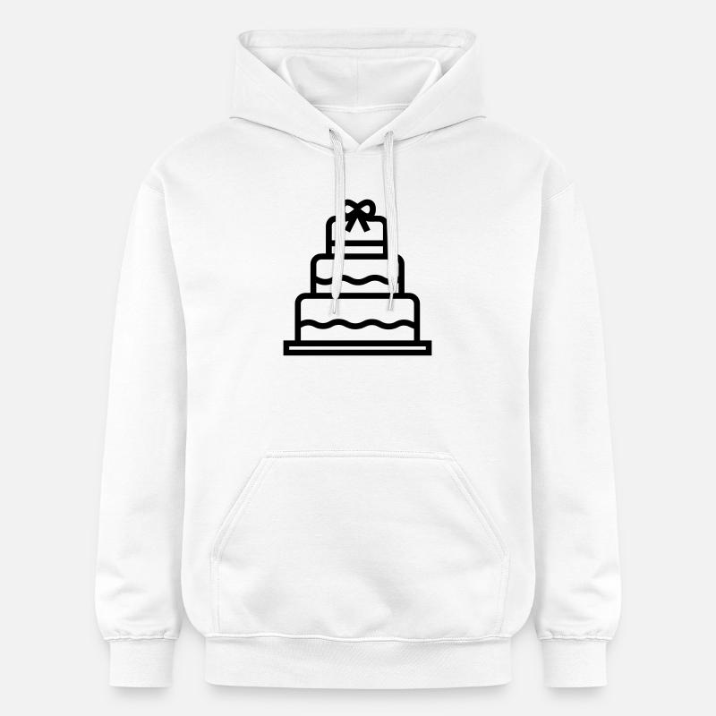 gâteau de mariage - Sweat à capuche Softstyle® Gildan Unisexe - blanc