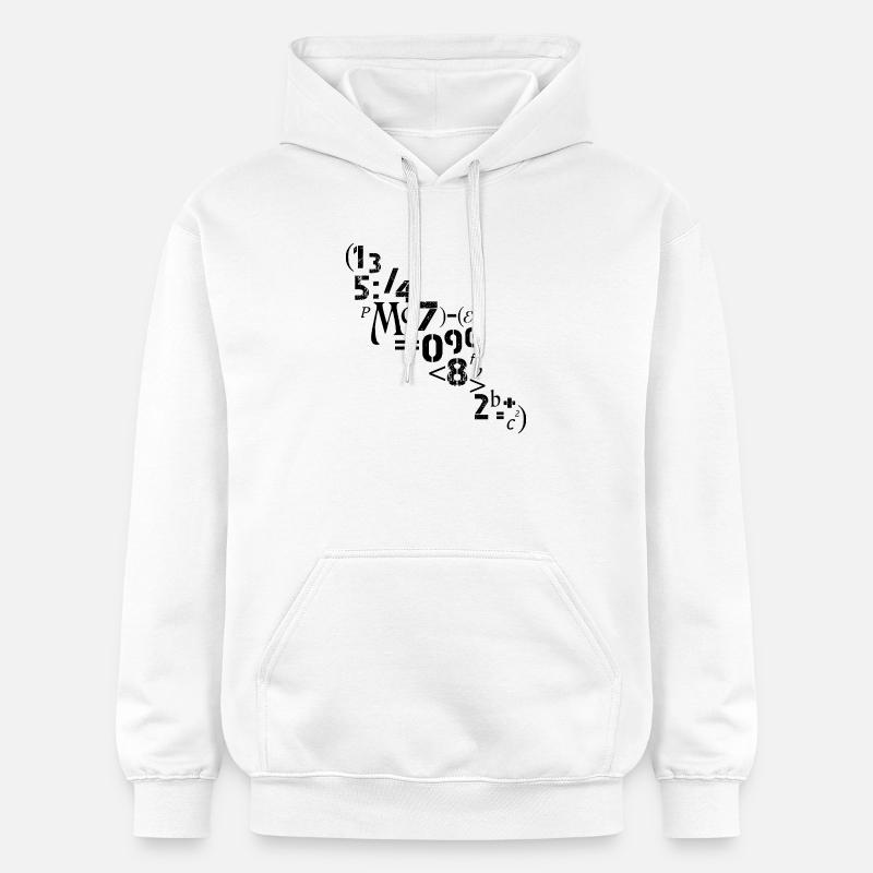 Mathématicien, enseignant Nombres, analyste de signes - Sweat à capuche Softstyle® Gildan Unisexe - blanc