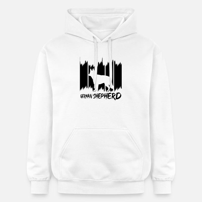Berger allemand - Sweat à capuche Softstyle® Gildan Unisexe - blanc