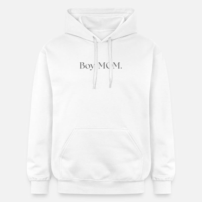 Maman garçon - Sweat à capuche Softstyle® Gildan Unisexe - blanc